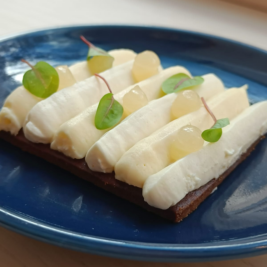 Tarte au yuzu et kinako 