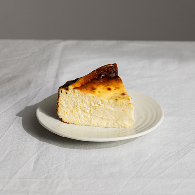 Tarta de queso vasca con miso