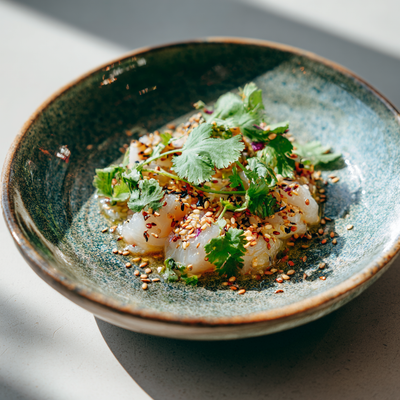 Ceviche de daurade au yuzu