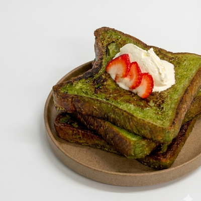 Wentelteefjes met matcha