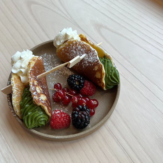 pancake al matcha
