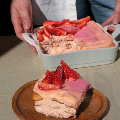 Strawberry-Sakura Tiramisu