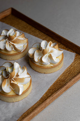 Lemon and Yuzu Meringue Tartlet