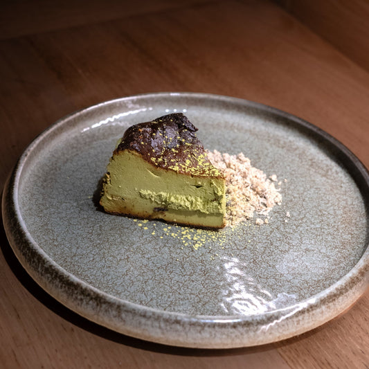 Cheesecake basque au matcha