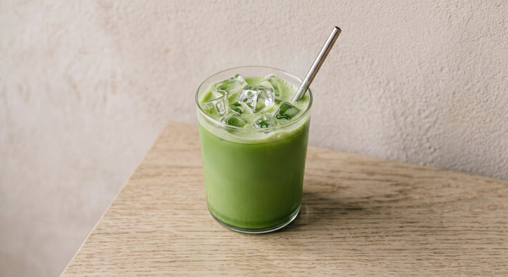 Le classique matcha latte de Yamamasa Koyamaen