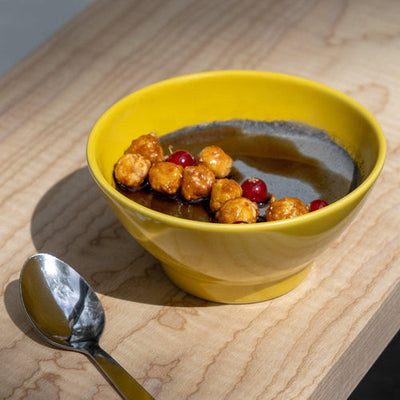 Panna cotta con sesamo nero