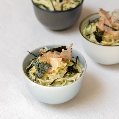 Japanese white cabbage salad