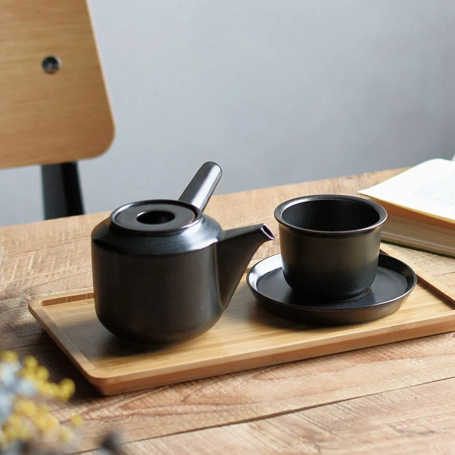 Kyusu Black Teapot 300ml - Kinto