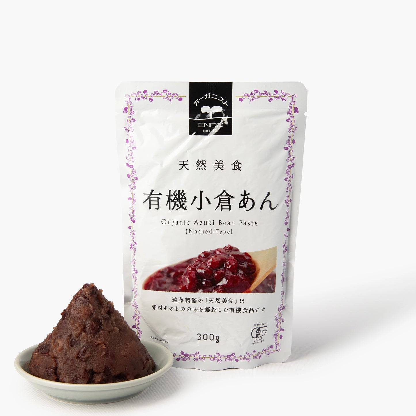 Azuki rode bonen anko pasta met stukjes ⋅ Endo Seian ⋅ 300g