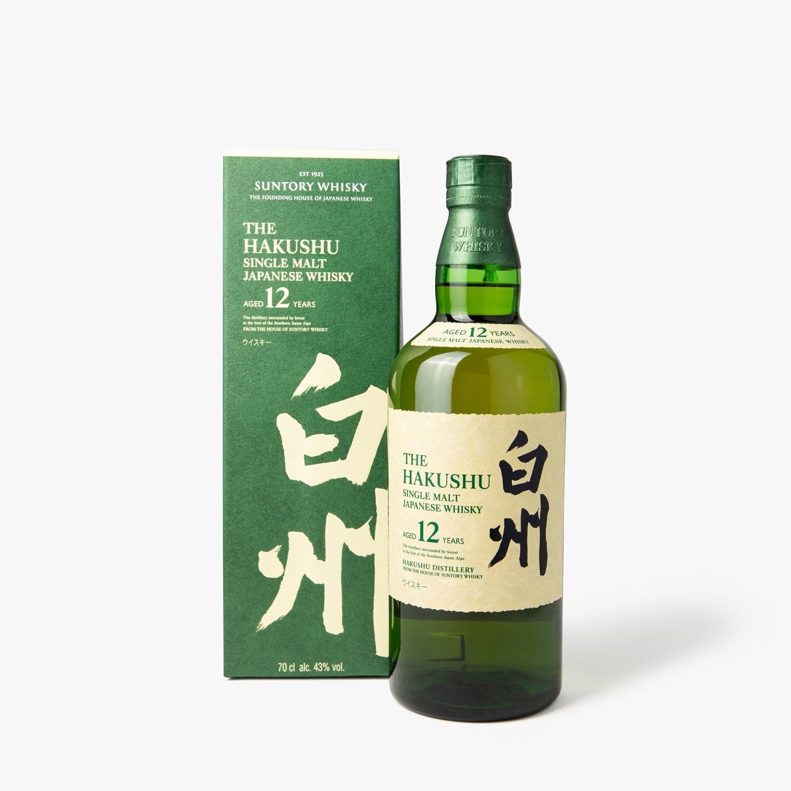 Hakushu 12 ans Whisky 43% - 700mL - Suntory - iRASSHAi