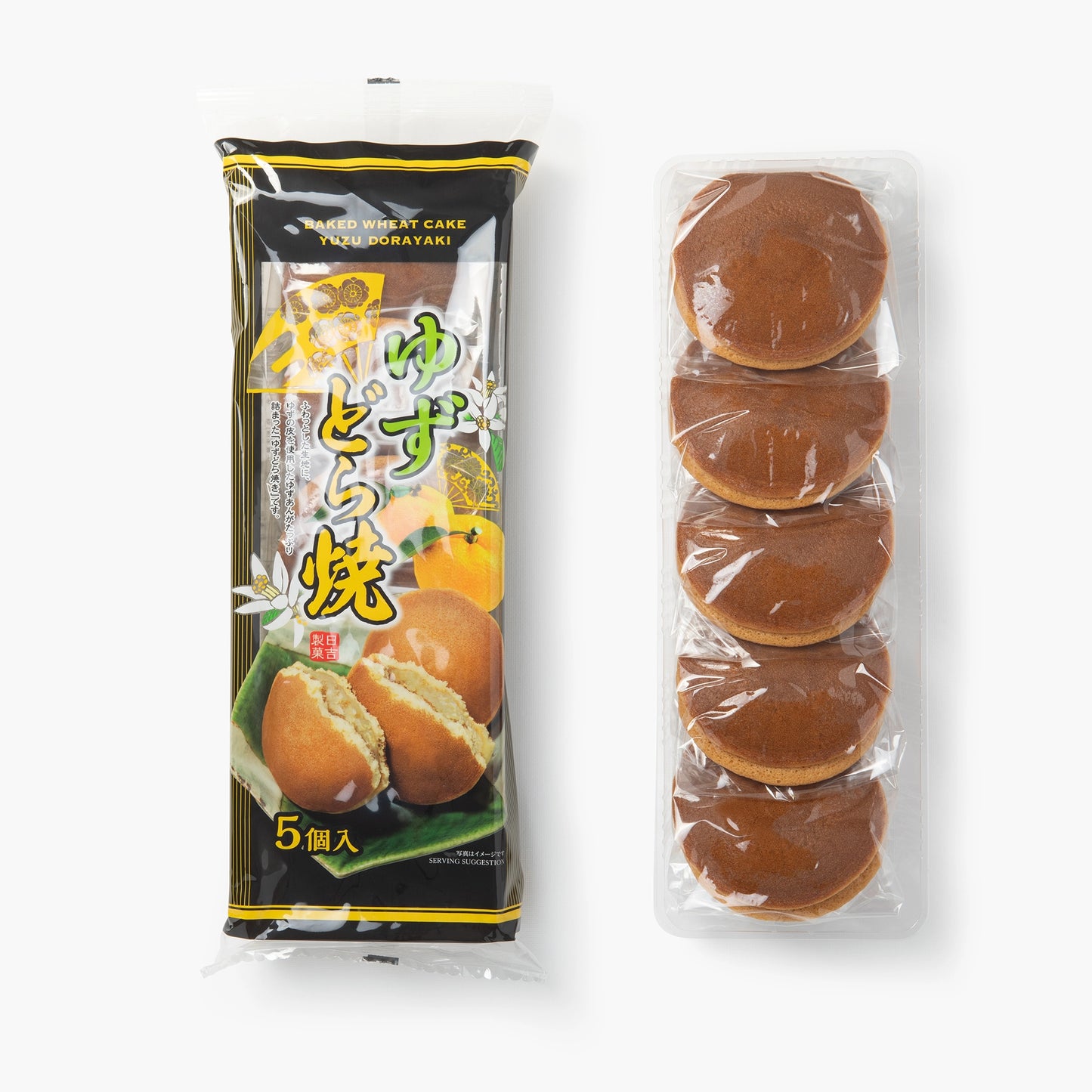 Dorayaki fourrés à la crème de yuzu ⋅ Hiyoshi ⋅ 300g