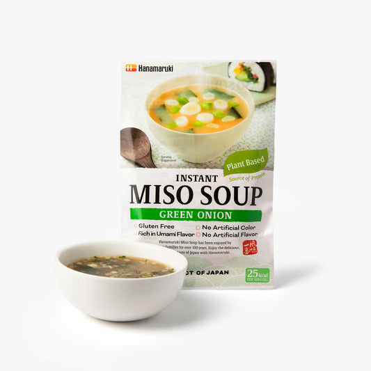 Leek Instant Miso Soup - Hanamaruki - 54G