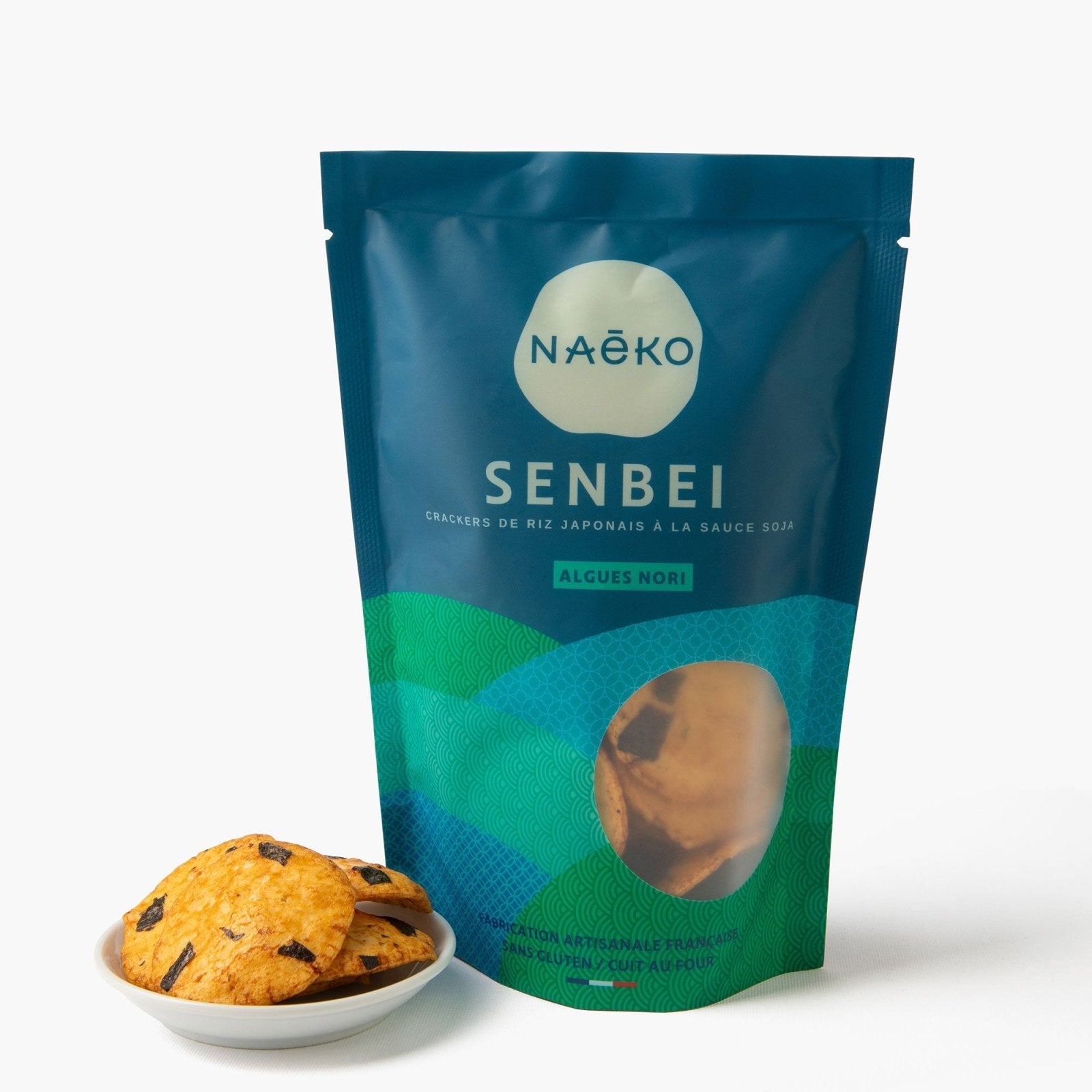 Crackers de riz à l'algue nori et à la sauce soja - 60g - Naeko -iRASSHAi