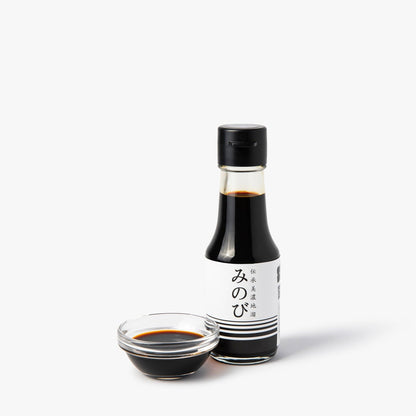 Salsa de soja tamari intensa Minobi, fermentada en barricas de ciprés ⋅ Tamariya ⋅ 100 ml
