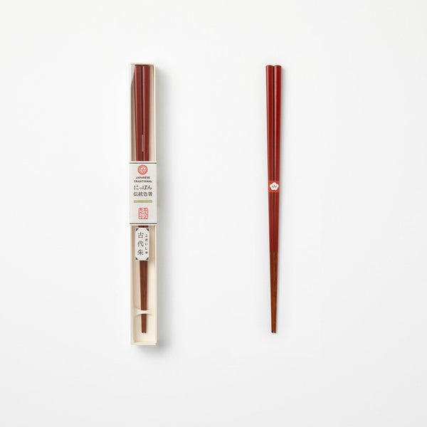 Baguettes en bois rouge vermillon ⋅ Kawai