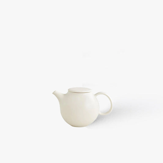 480ml white pebble teapot - Kinto