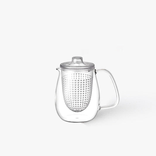 Transparent glass teapot with filter 680ml - Kinto