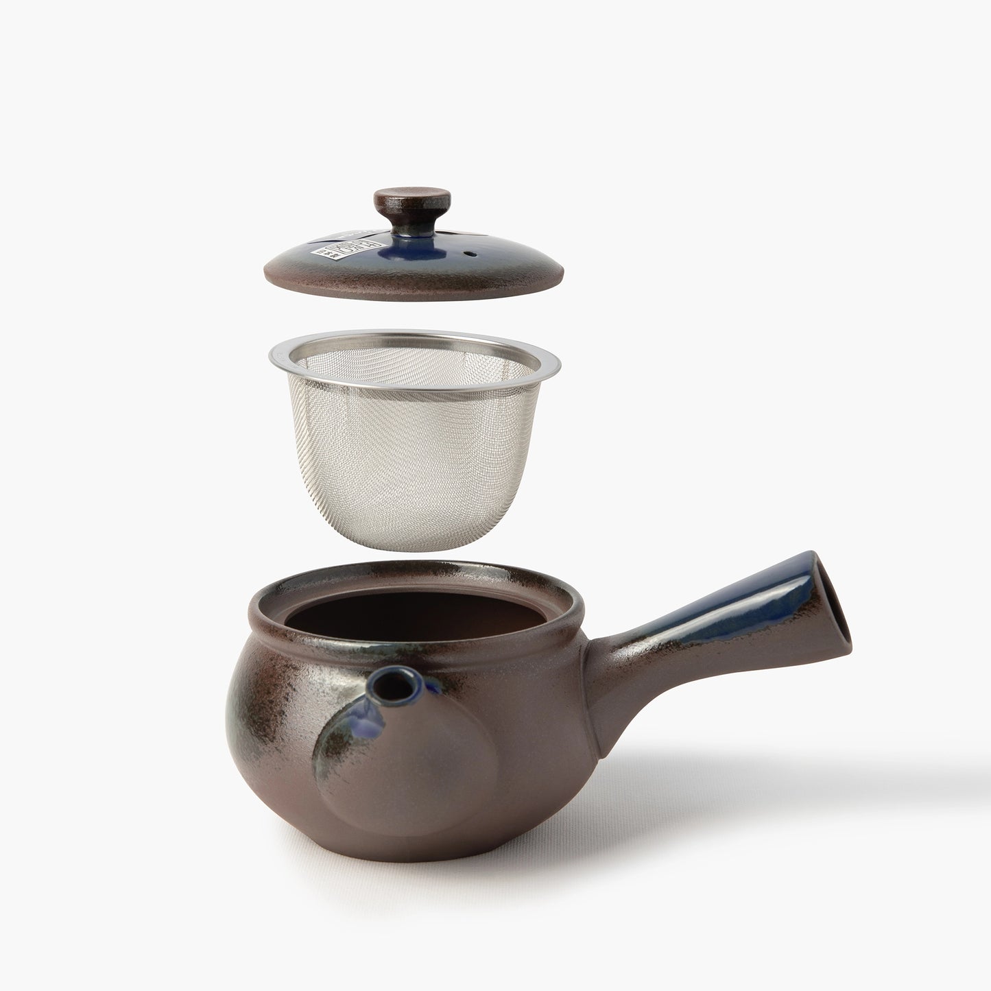 Théière kyusu Banko bleue avec filtre ⋅ Touga