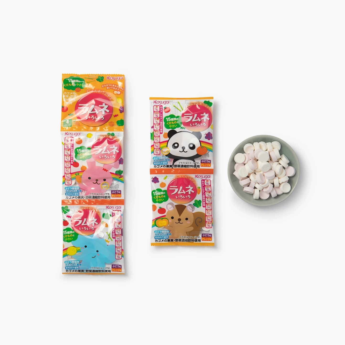 Ramune candies in garland bag ⋅ Kasugai ⋅ 28g
