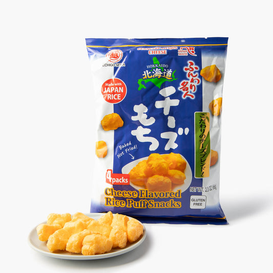 Mochis soufflés au fromage ⋅ Echigo Seika ⋅ 66g