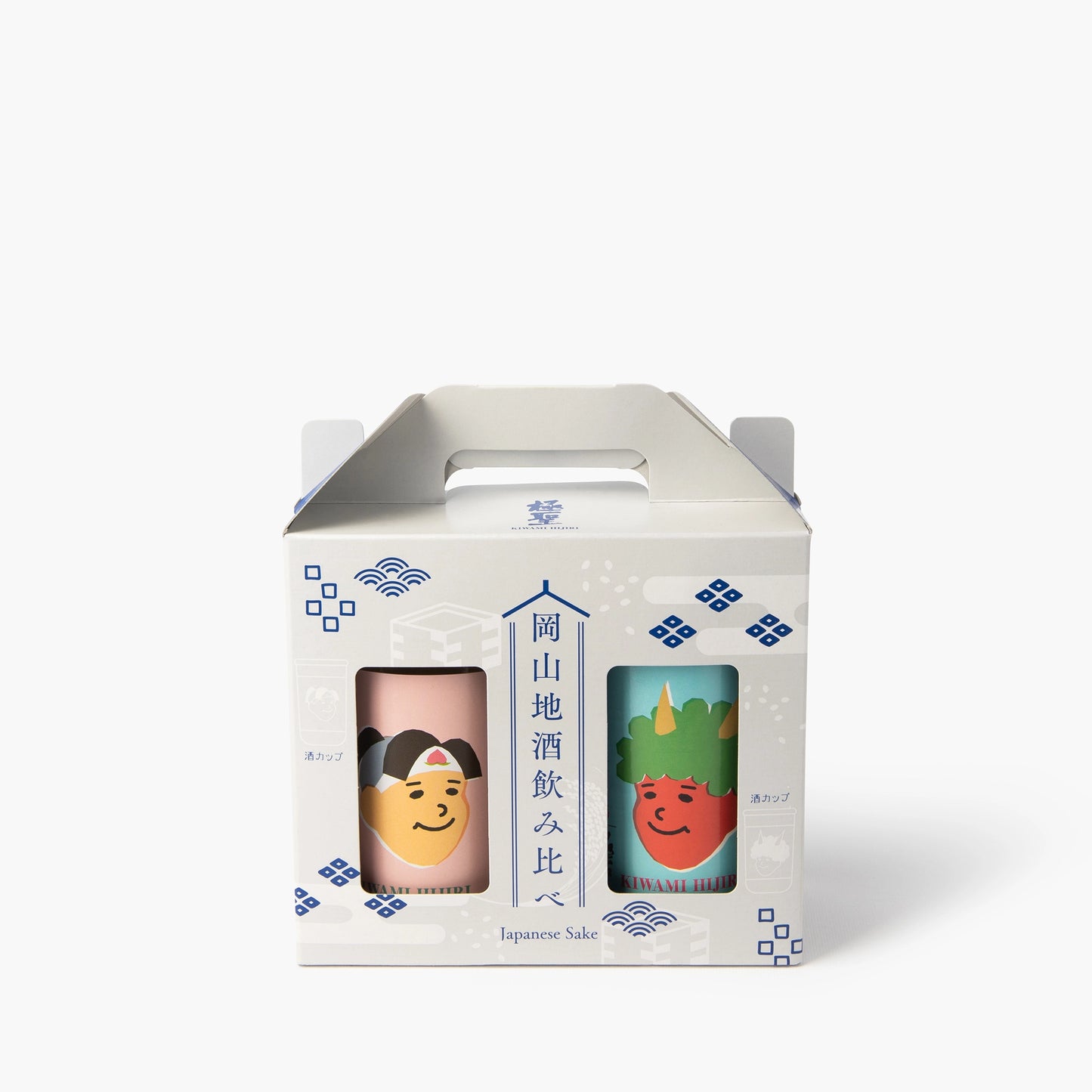 Coffret de saké Okayama no Chi junmai ginjo ⋅ 15.5% ⋅ 360ml