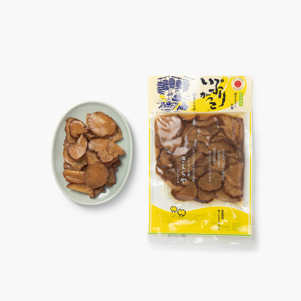 Ravanello daikon affumicato marinato a fette iburigakko ⋅ Ogachino Kimuraya ⋅ 150 g