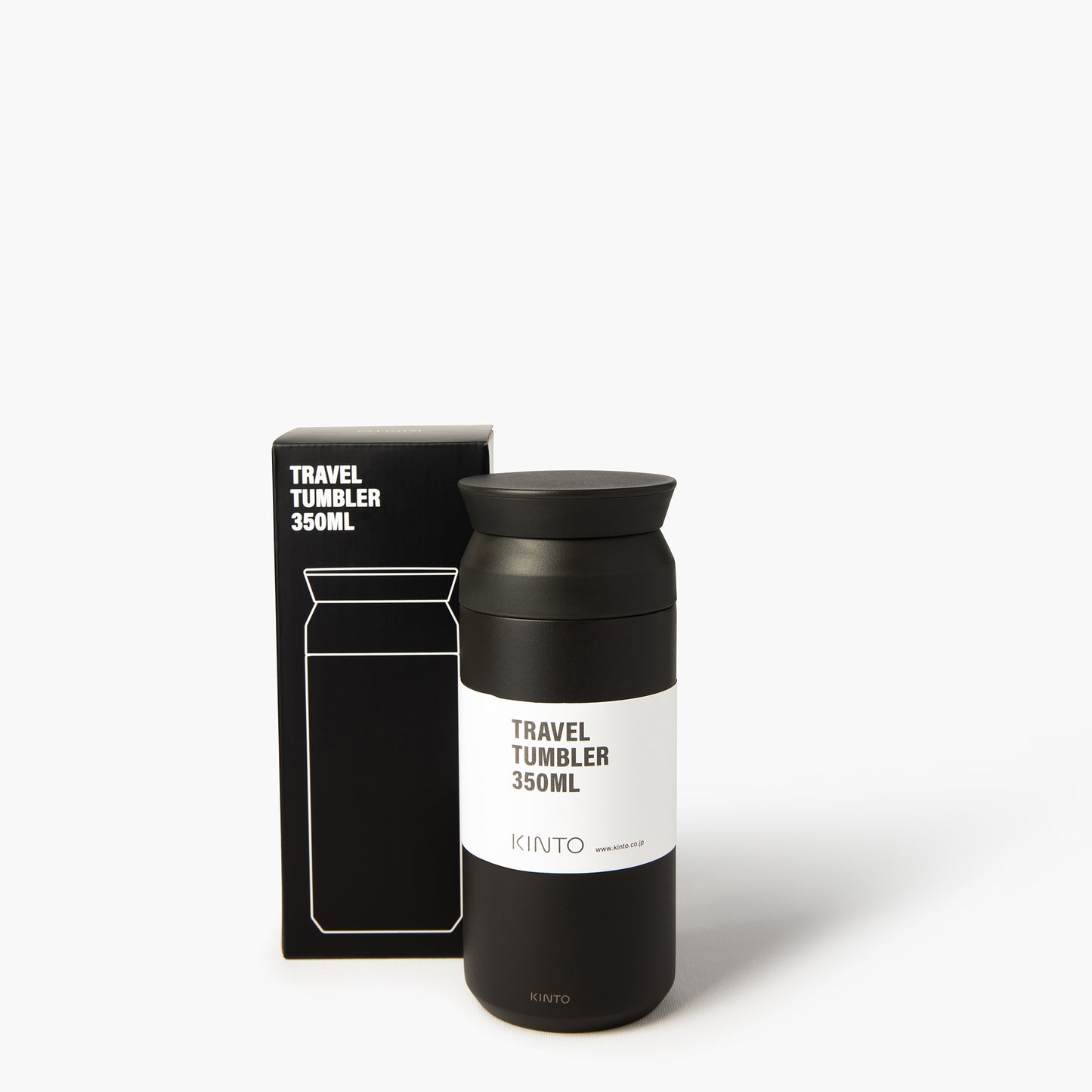 Thermos isotherme noir 350ml ⋅ Kinto