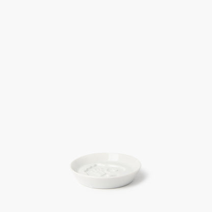 Coupelle à sauce dessin poisson blanche 8.1x1.7cm ⋅ Touga