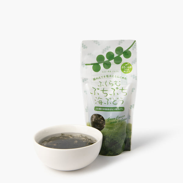 Algue umi-budo en saumure d'Okinawa ⋅ Uminchi ⋅ 30g