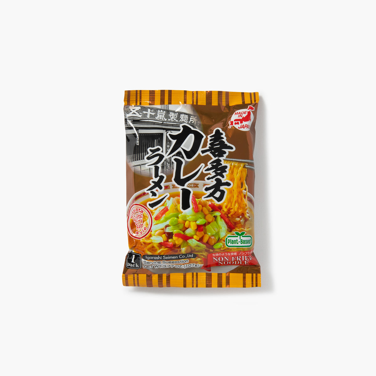 Ramen vegano al curry ⋅ Igarashi Seimen ⋅ 107 g