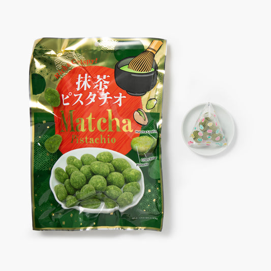 Snacks de pistácio com matcha ⋅ Tokunaga Seika ⋅ 195g