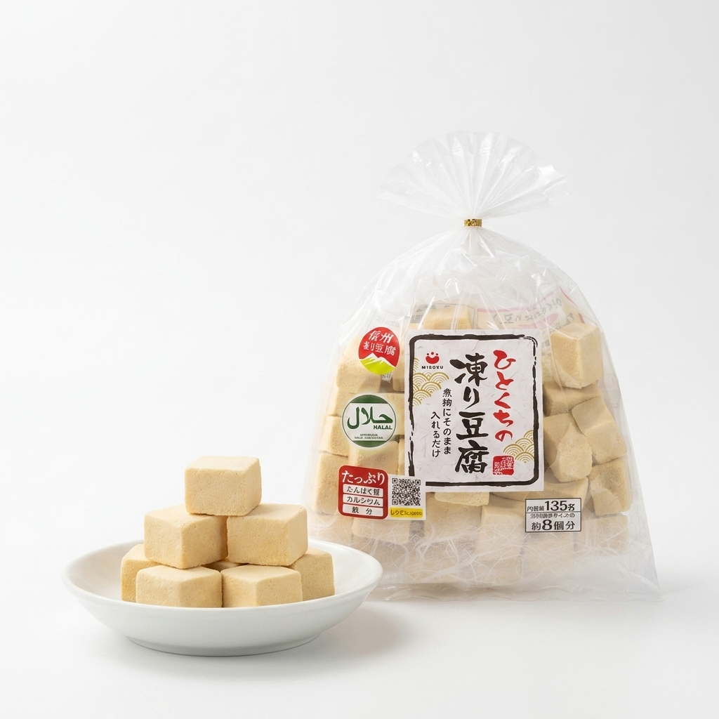 Tofu déshydraté en blocs ⋅ Misuzu ⋅ 135g