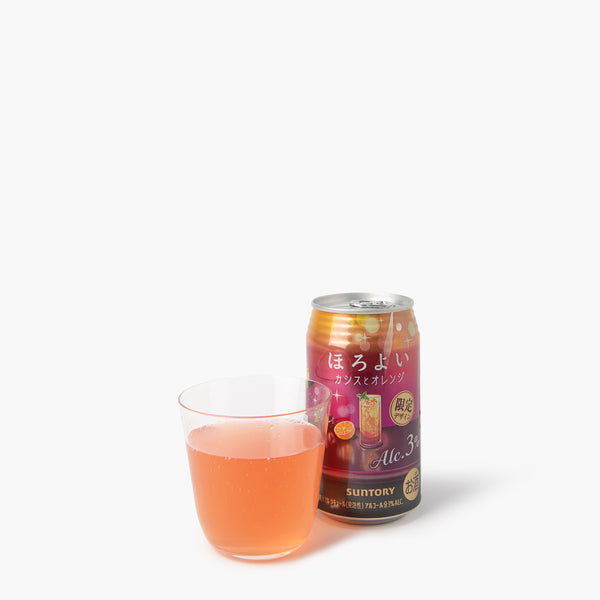 Canette Horoyoi au cassis et orange ⋅ Suntory ⋅ 350ml