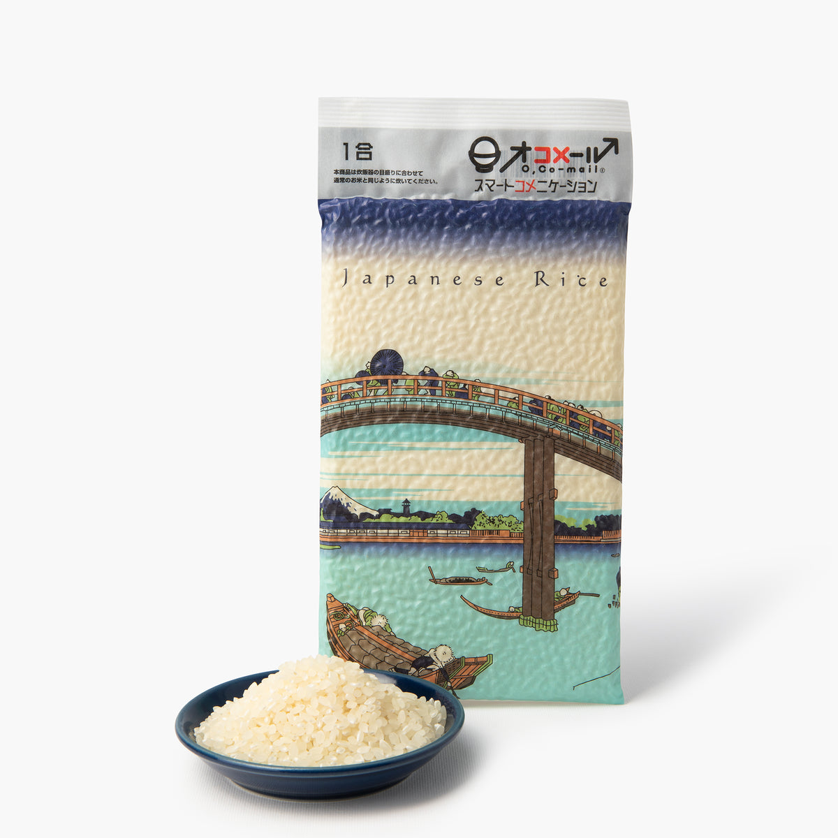 Riso bianco Koshihikari di Niigata Ukiyoe Nihonbashi ⋅ Kuriya ⋅ 150 g