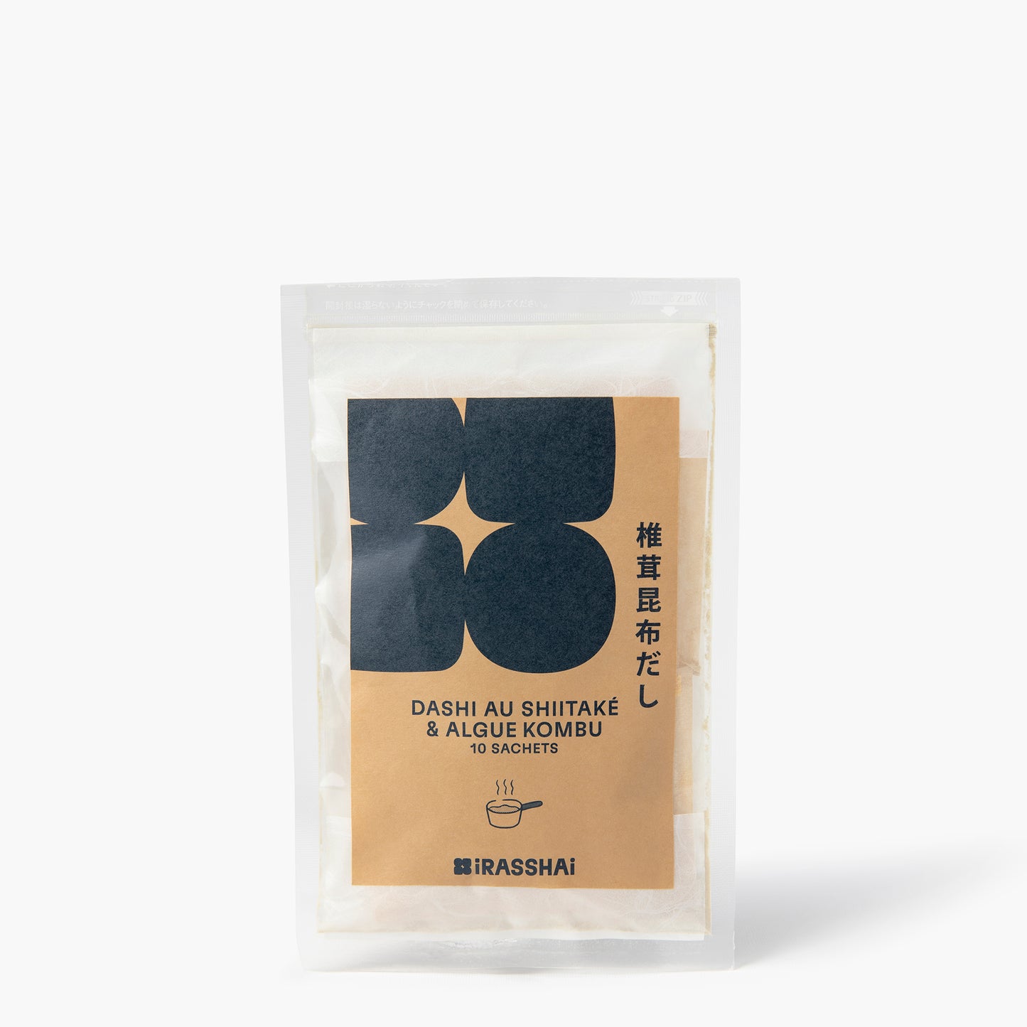 Dashi au shiitaké vegan 8 sachets ⋅ Kanejo pour iRASSHAi ⋅ 56g