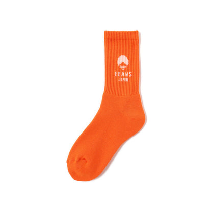 Chaussettes logo orange ⋅ BEAMS JAPAN