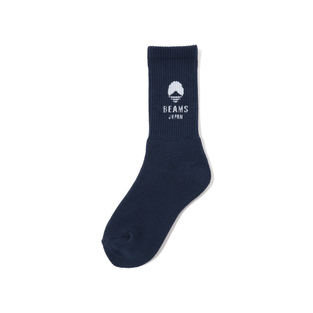 Chaussettes logo orange 23 - 25cm ⋅ BEAMS JAPAN