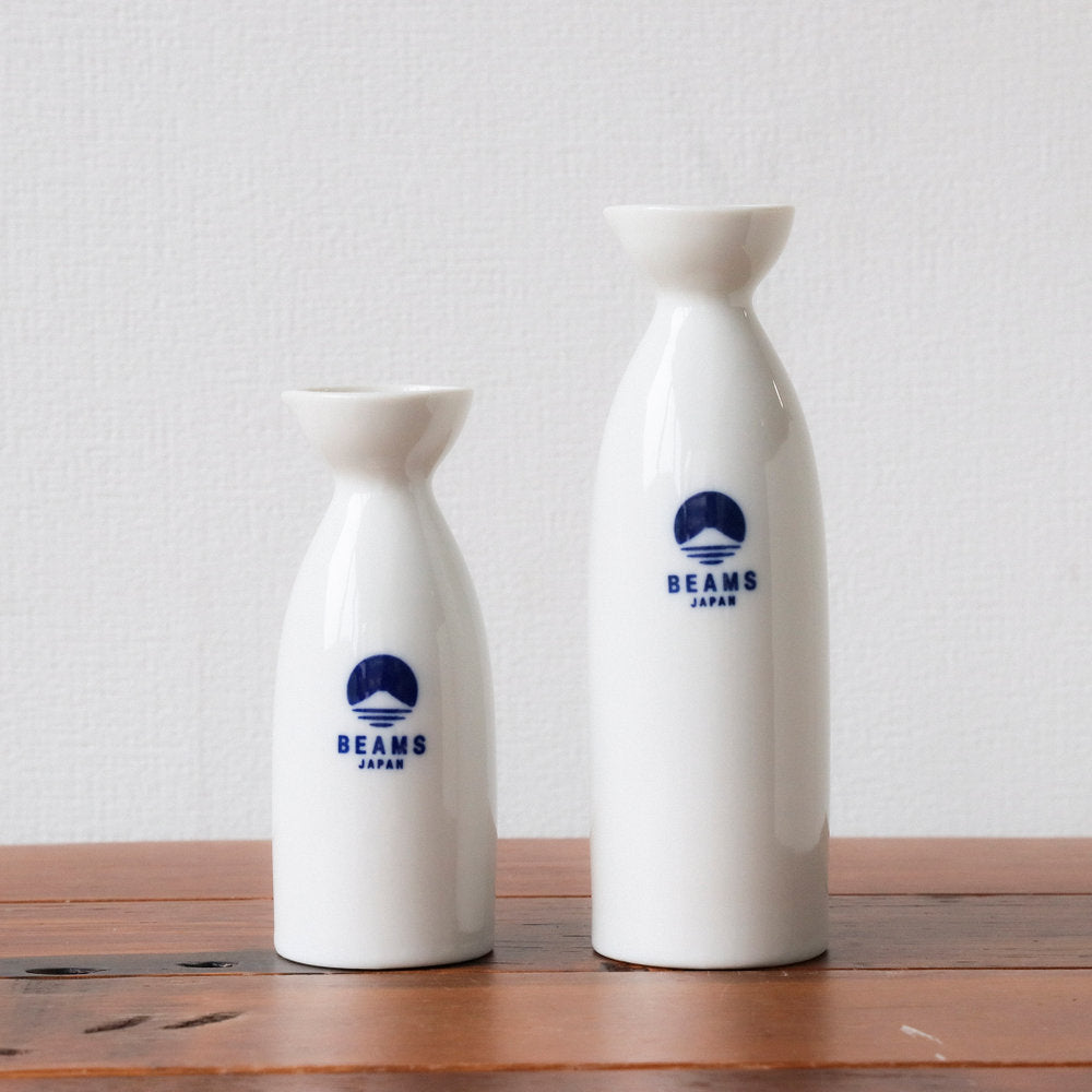 Large 360ml sake pitcher with white logo ⋅ BEAMS JAPAN