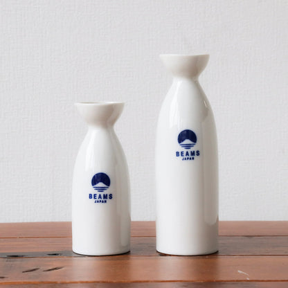 Large 360ml sake pitcher with white logo ⋅ BEAMS JAPAN