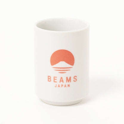 Taza de té yunomi con logotipo rojo ⋅ BEAMS JAPAN