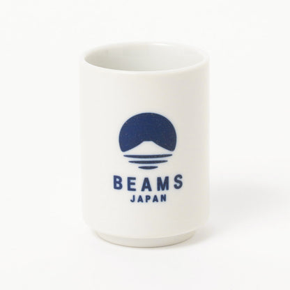 Taza de té yunomi con logotipo rojo ⋅ BEAMS JAPAN