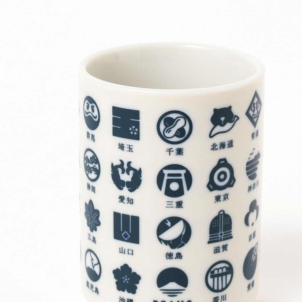 Todofuken-Teetasse in Indigo ⋅ BEAMS JAPAN