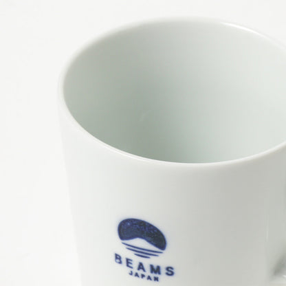 Tasse logo blanc ⋅ Hasami / BEAMS JAPAN