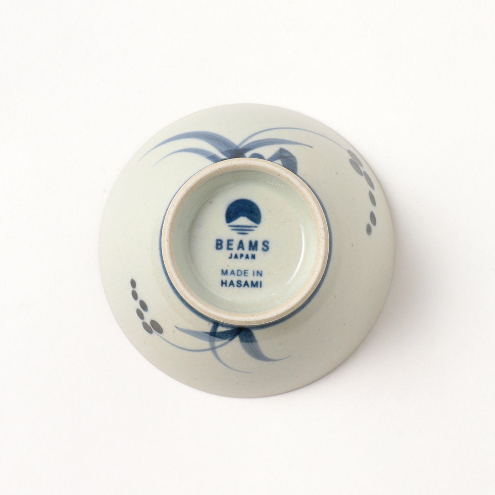 Bol peint à la main motif fleurs ⋅ BEAMS JAPAN