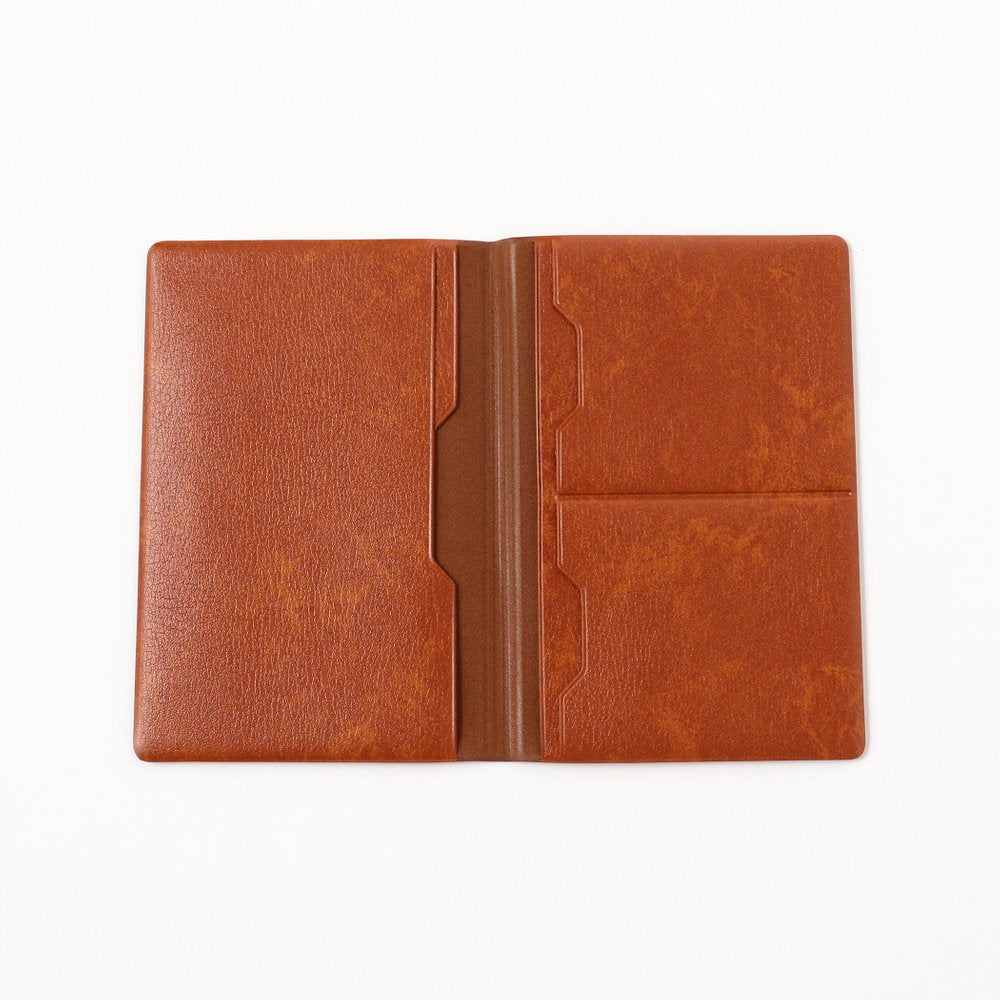 Porte-passeport marron ⋅ BEAMS JAPAN