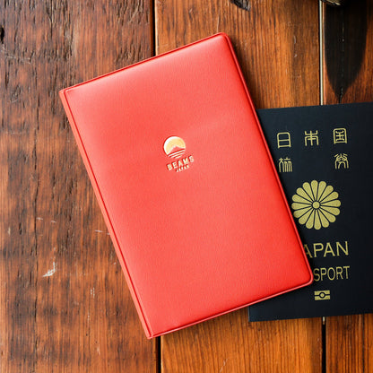 Porte-passeport orange ⋅ BEAMS JAPAN