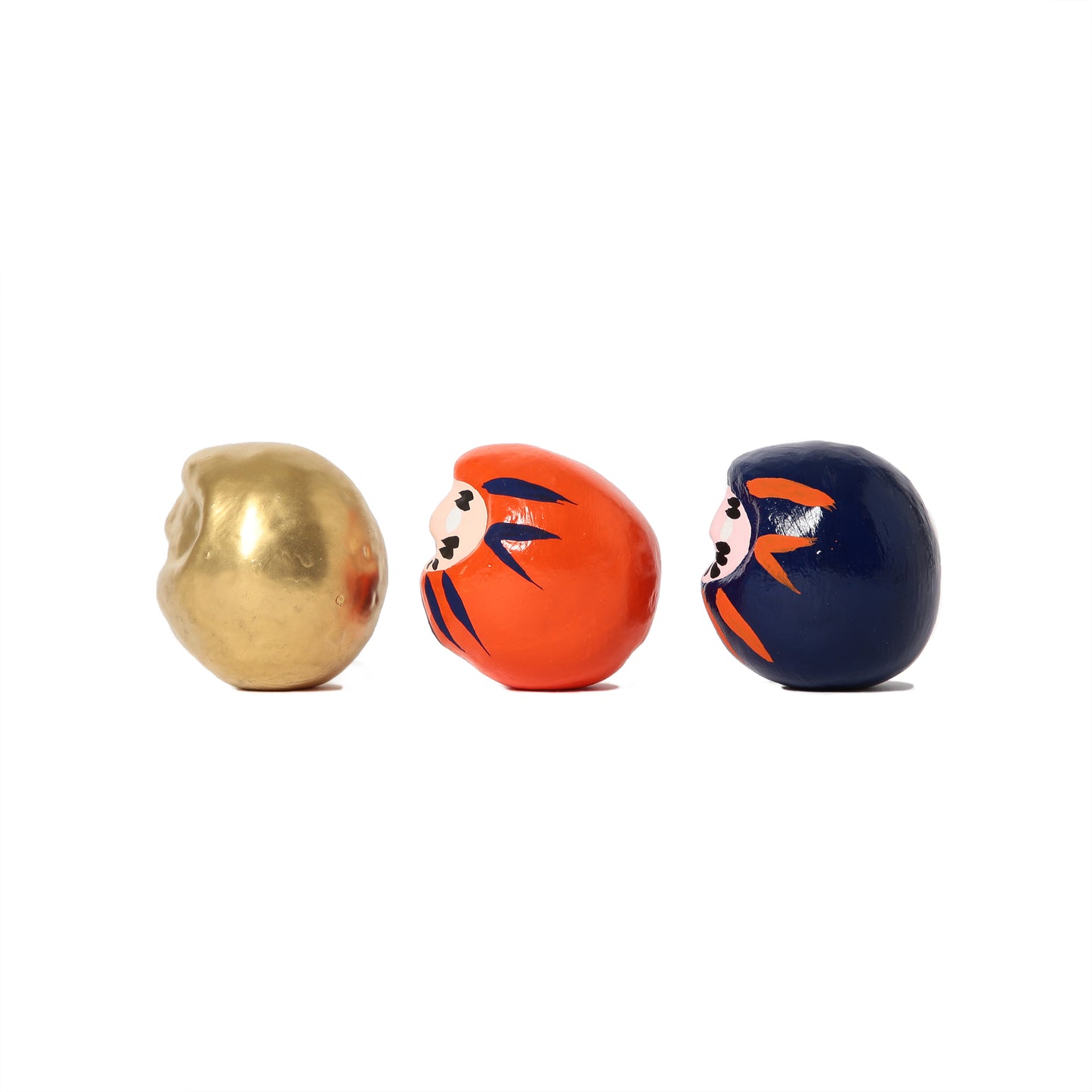 Orangefarbener Mini-Daruma ⋅ BEAMS JAPAN