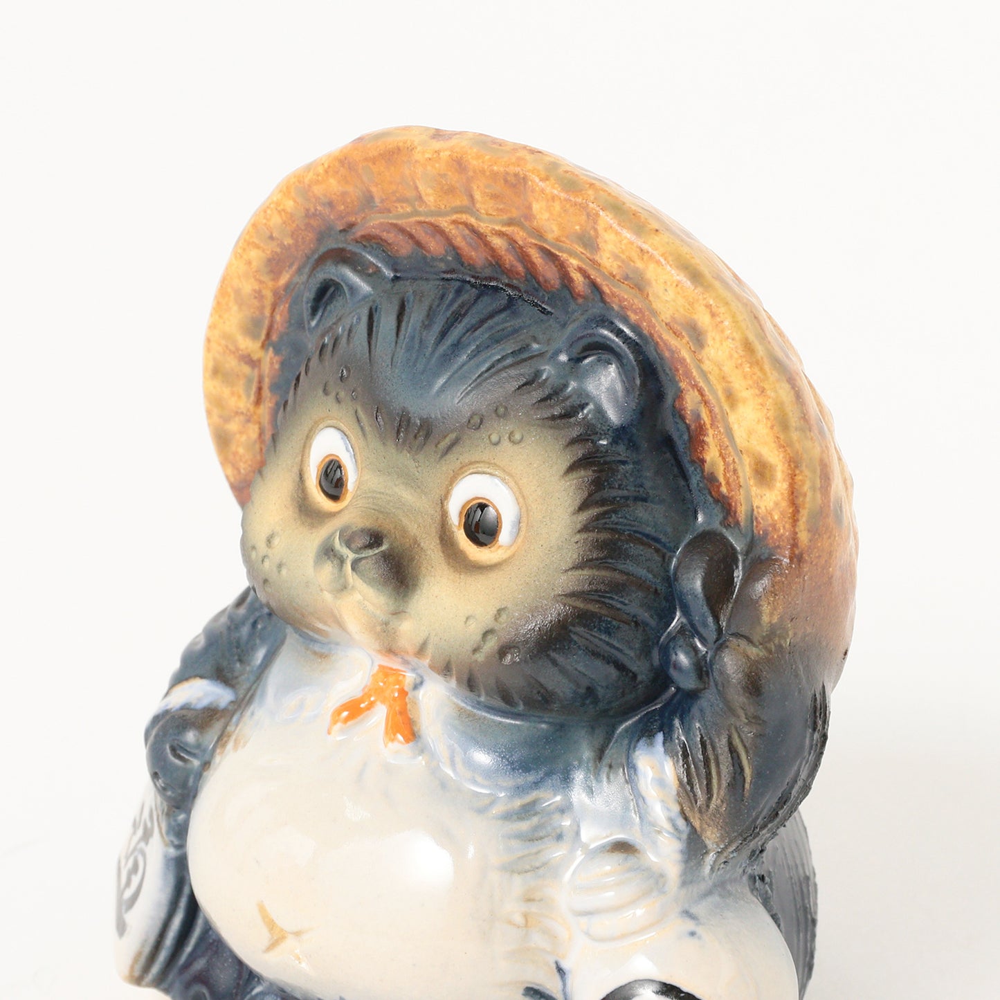 Tanuki-Spardose aus Shigaraki-Keramik in Indigo ⋅ BEAMS JAPAN