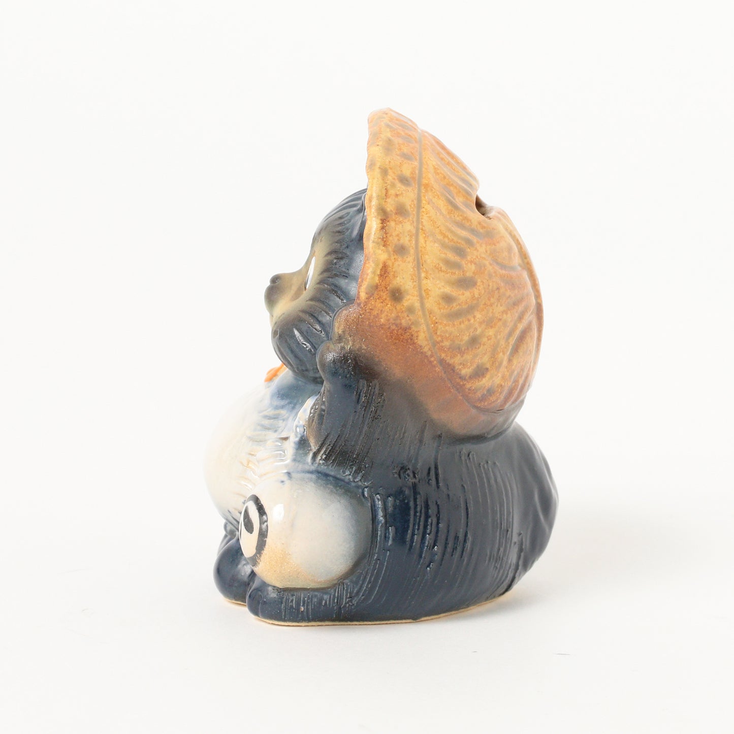 Tanuki-Spardose aus Shigaraki-Keramik in Indigo ⋅ BEAMS JAPAN
