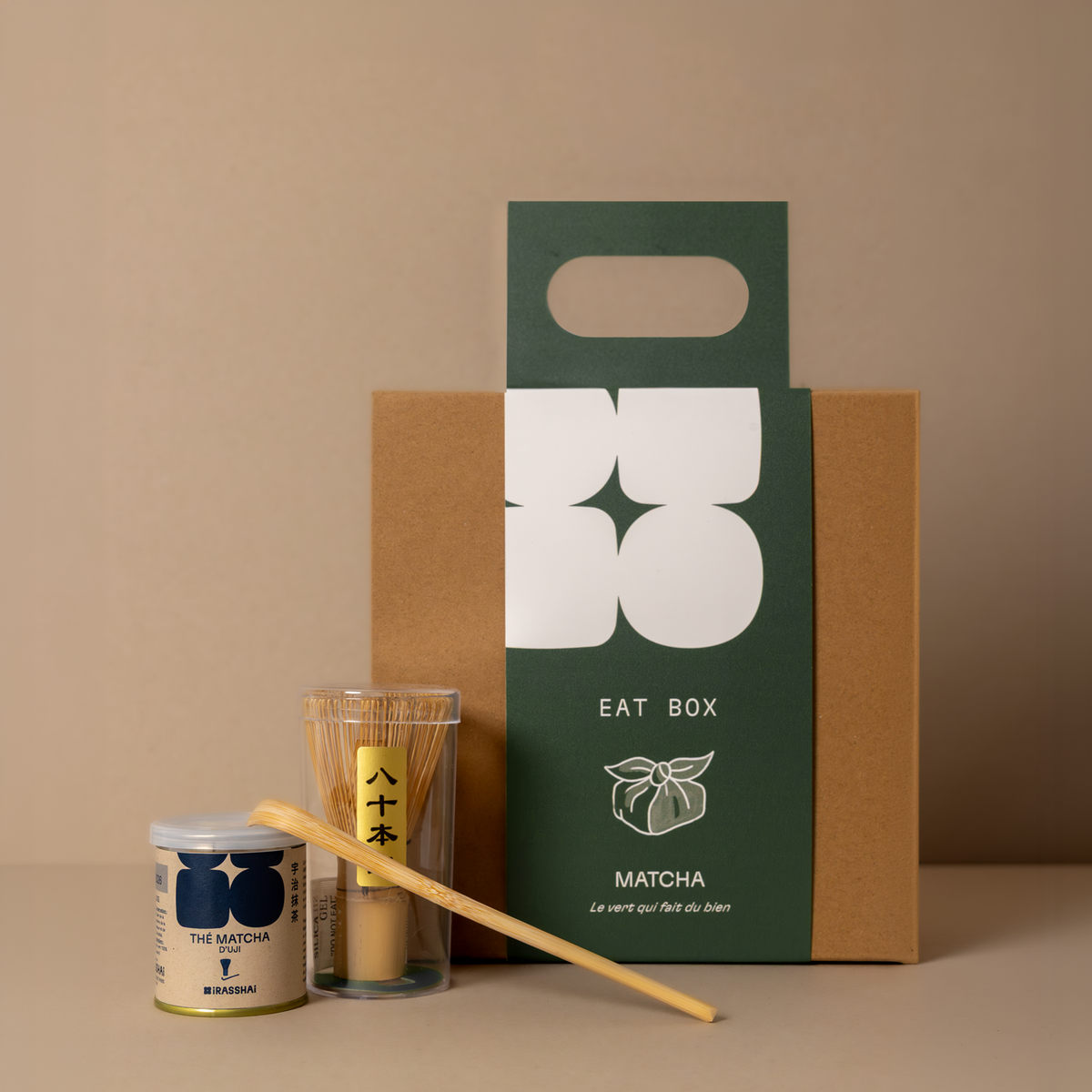 EAT BOX-GESCHENKSET MATCHA ⋅ iRASSHAi